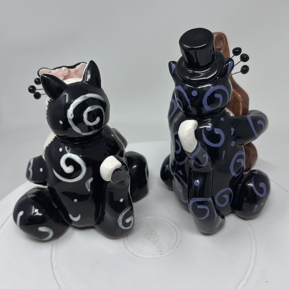 Annaco Creations 2 black and white Cats 2001 - Picture 3 of 12
